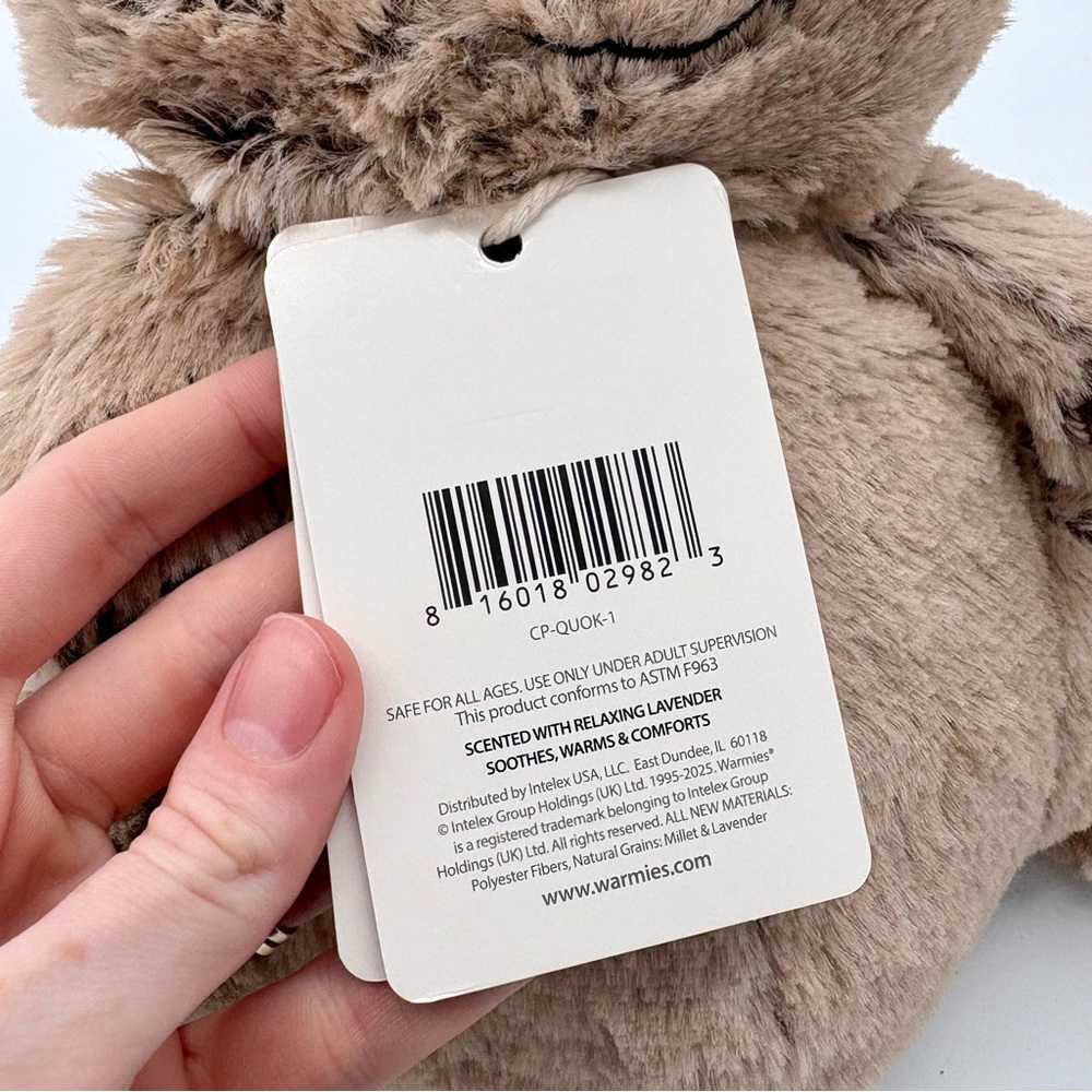 NEW Quokka Warmies Weighted Warmable Stuffed Animal Child Baby Gift Present NWT - Picture 7 of 7